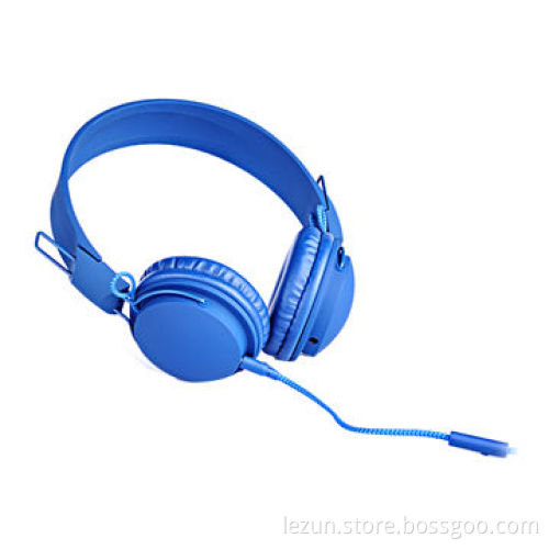 Foldable Stereo Headphone with Microphone, 3.5mm Plug